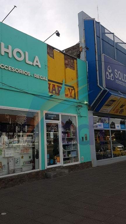 se voló el cartel de un local en la zona céntrica