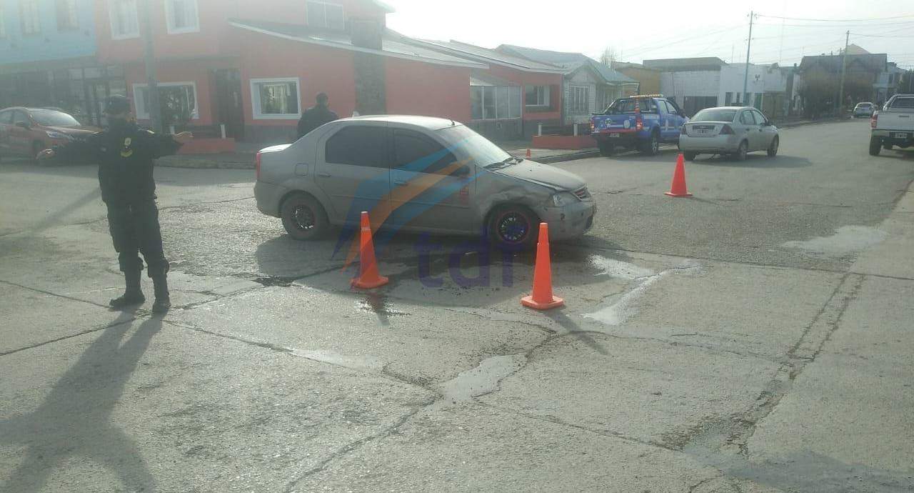 Choque sin heridos en Alberdi y Estrada