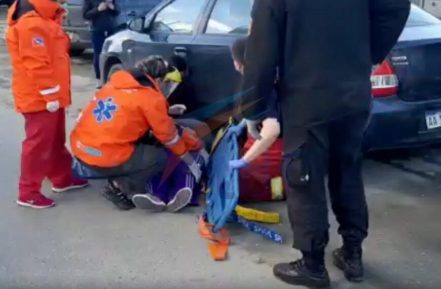 Conductor riograndense atropelló a una mujer en Ushuaia y lo atraparon escapando por la ruta 3