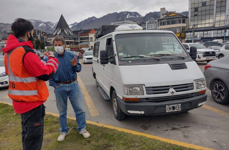 Ushuaia: El Municipio informó que está prohibido la permanencia de casas rodantes en el ejido urbano