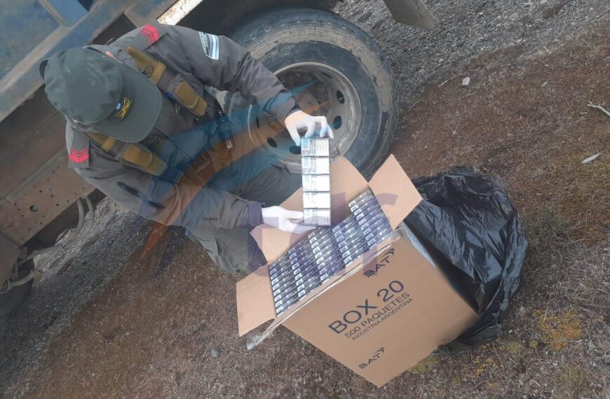 Encontraron cargamento de cigarrillos para ser contrabandeados a Chile