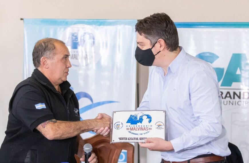 Junto a ex combatientes, el Intendente anunció la “Prueba 40 Aniversario de la Gesta Malvinas”