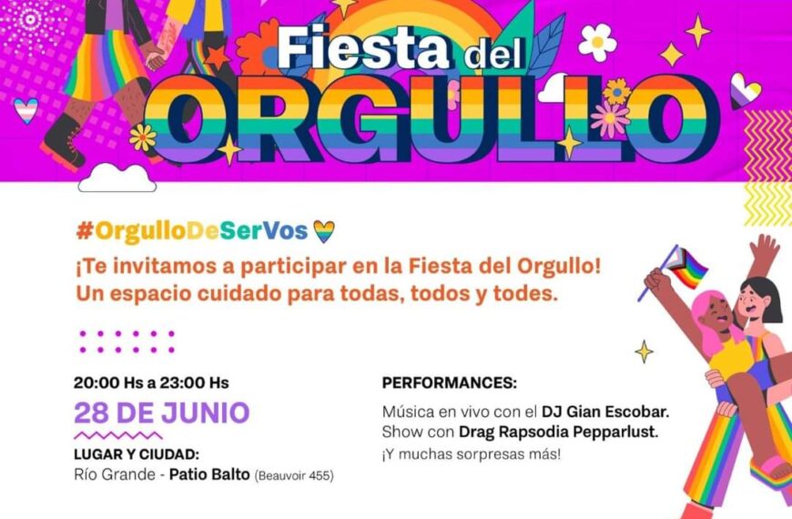 Se realiza hoy “La Fiesta del Orgullo” en Río Grande