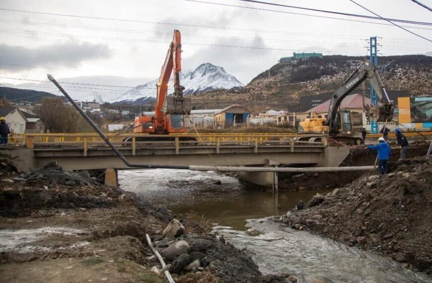 Comenzaron los trabajos previos a la construcción de un nuevo puente sobre el Arroyo Grande