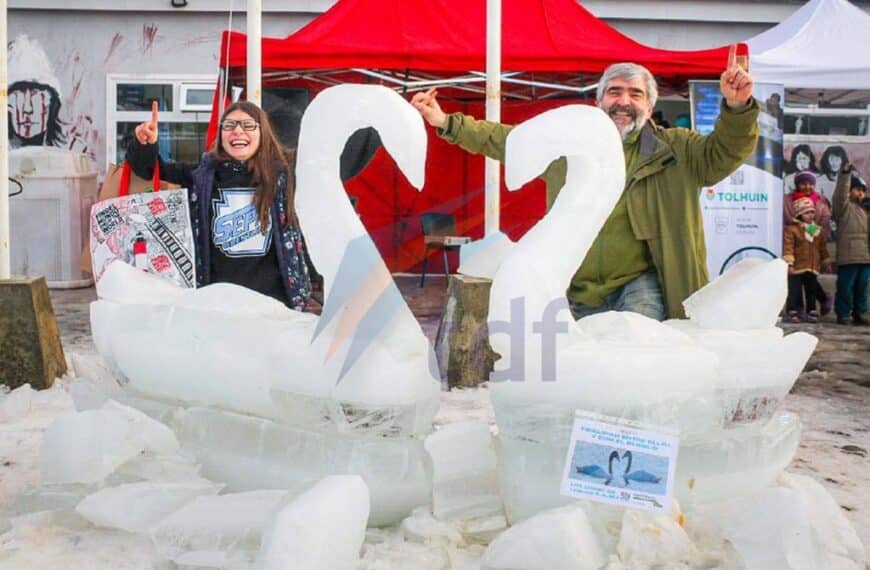 El festival de esculturas de hielo en Tolhuin tuvo la premiación a los ganadores