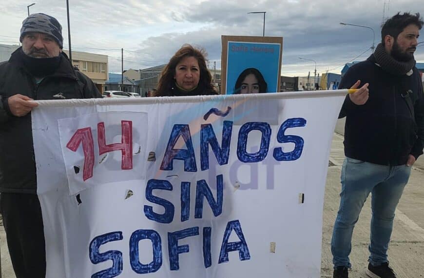 Marcha a 14 años de la desaparición de Sofía Herrera