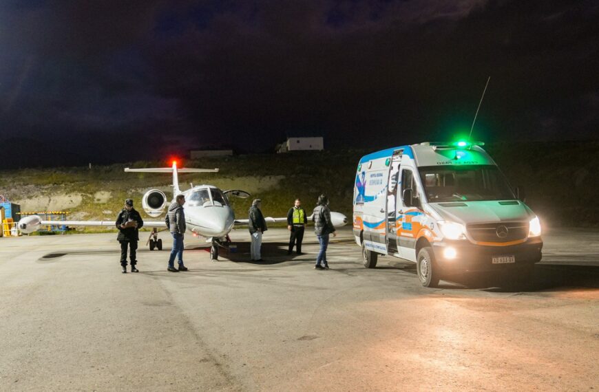 El Gobierno de la Provincia realizó una evacuación sanitaria desde las Islas Malvinas