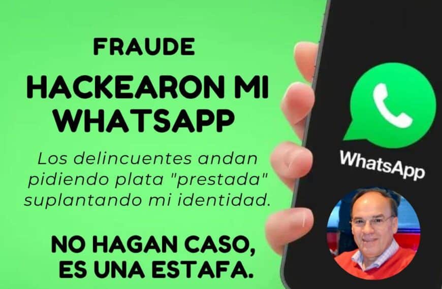 El senador Pablo Blanco denunció que su cuenta de WhatsApp fue hackeada y realizan estafas con su número de teléfono