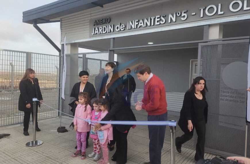 Se inauguró el Anexo del Jardín N°5 en Río Grande