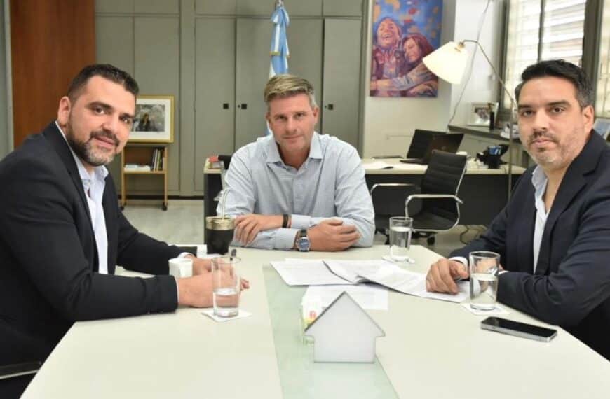 Vuoto mantuvo una reunión con el Secretario de Desarrollo Territorial de Nación