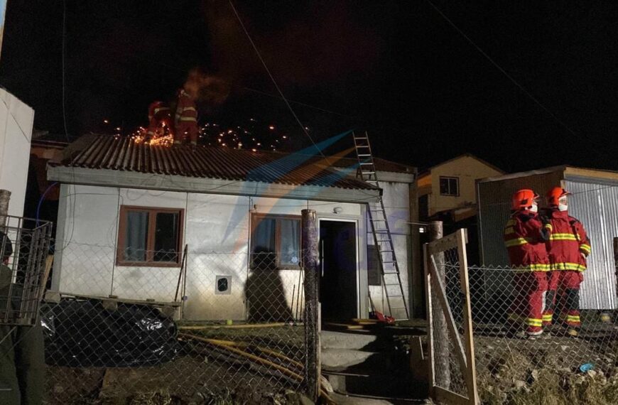 Desperfecto eléctrico causó un principio de incendio en una vivienda de Ushuaia