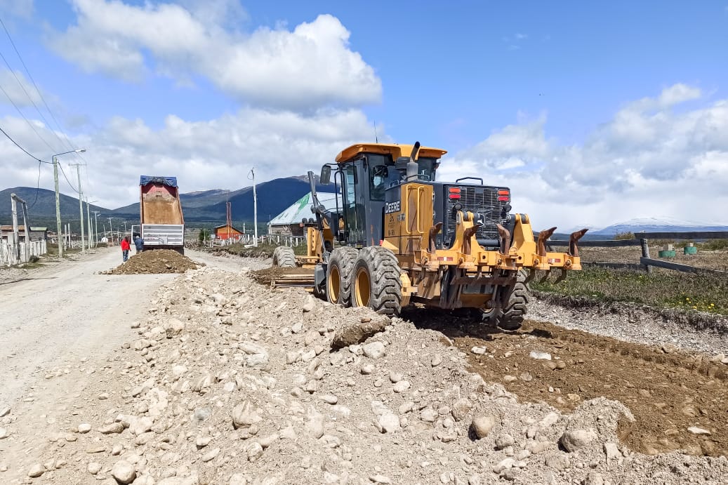 Se reactivaron los trabajos de pavimentación de la Ruta provincial N° 1 en Tolhuin