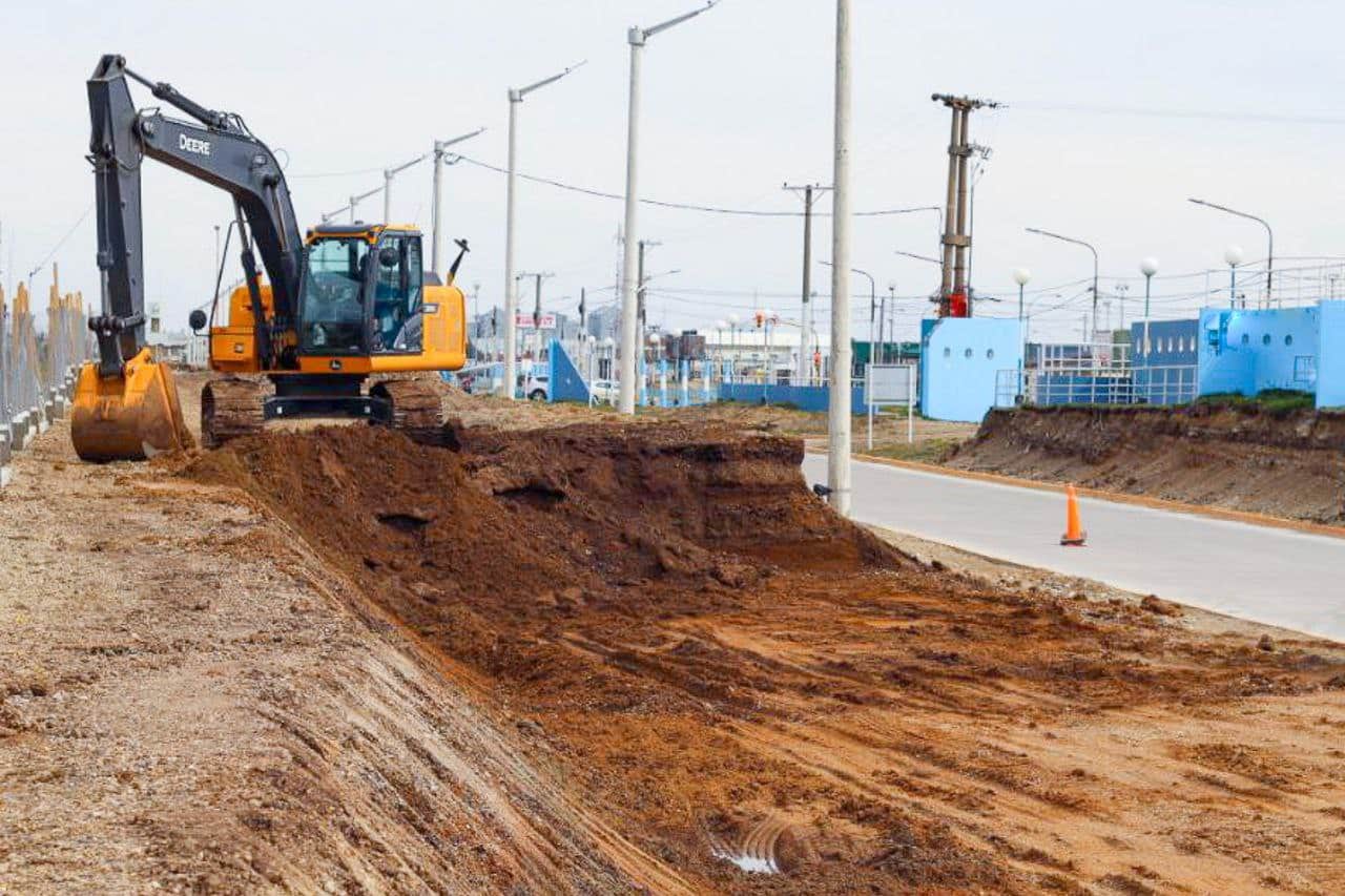 Se trabaja para acondicionar la Av. Doble Santa Fe