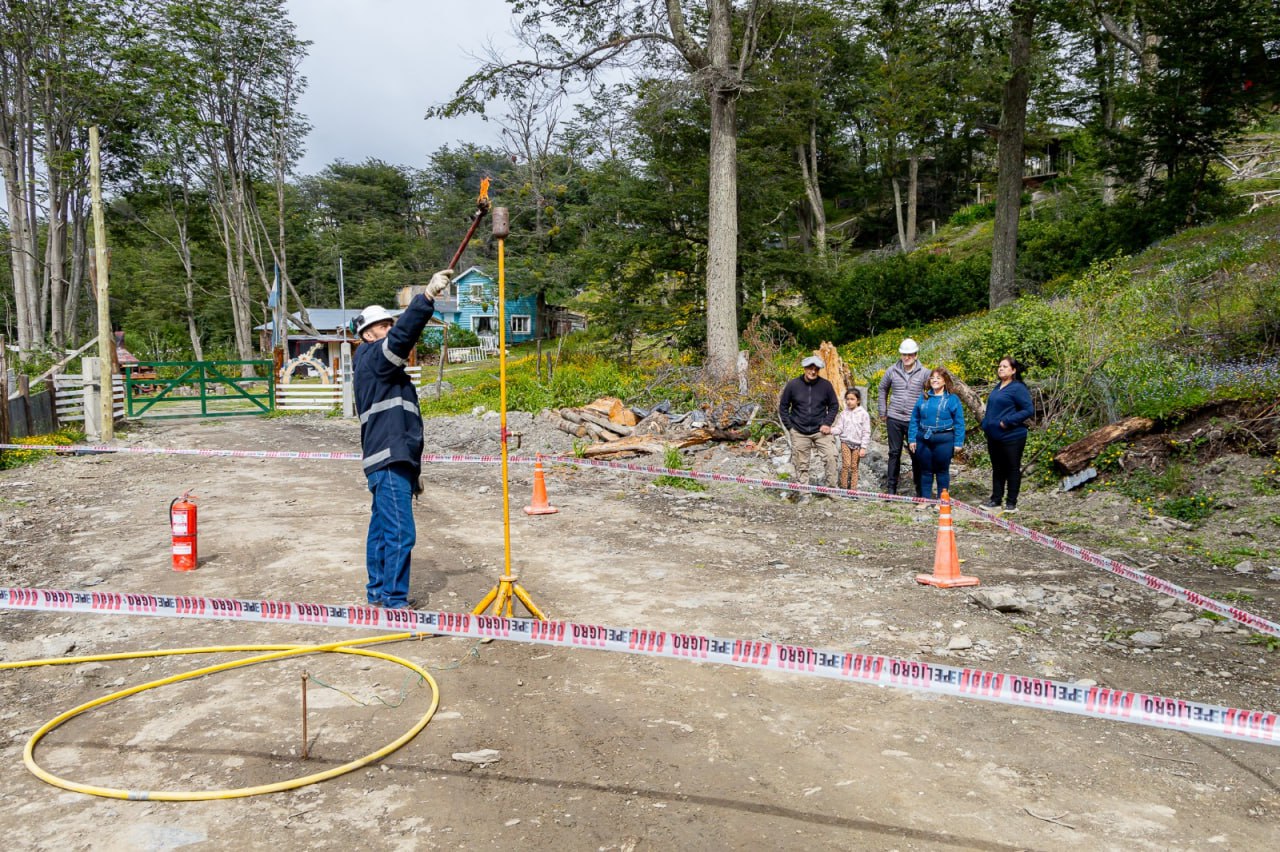 Gas barrio Nuestro Lugar Ushuaia