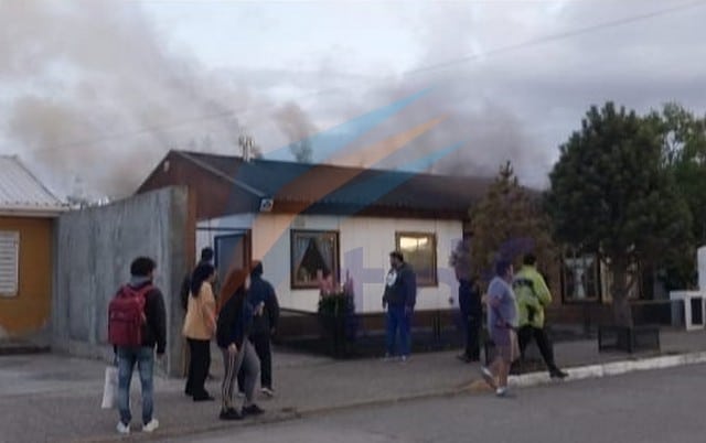 Incendio en una vivienda de Chacra II