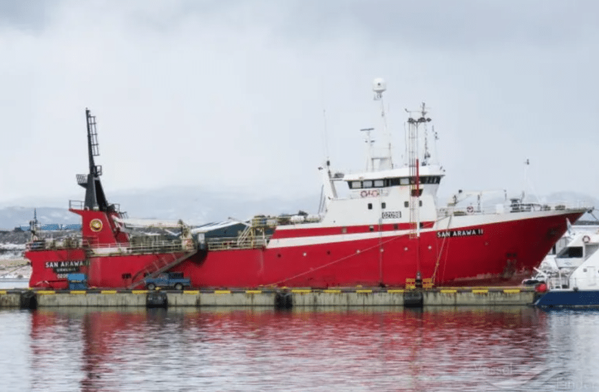 Pesca ilegal en Tierra del Fuego: denuncian que otro buque capturó más de 40 toneladas de merluza negra