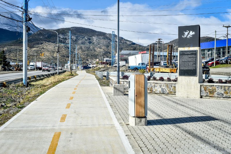 Se inaugura la bicisenda “Pensar Malvinas” en Ushuaia