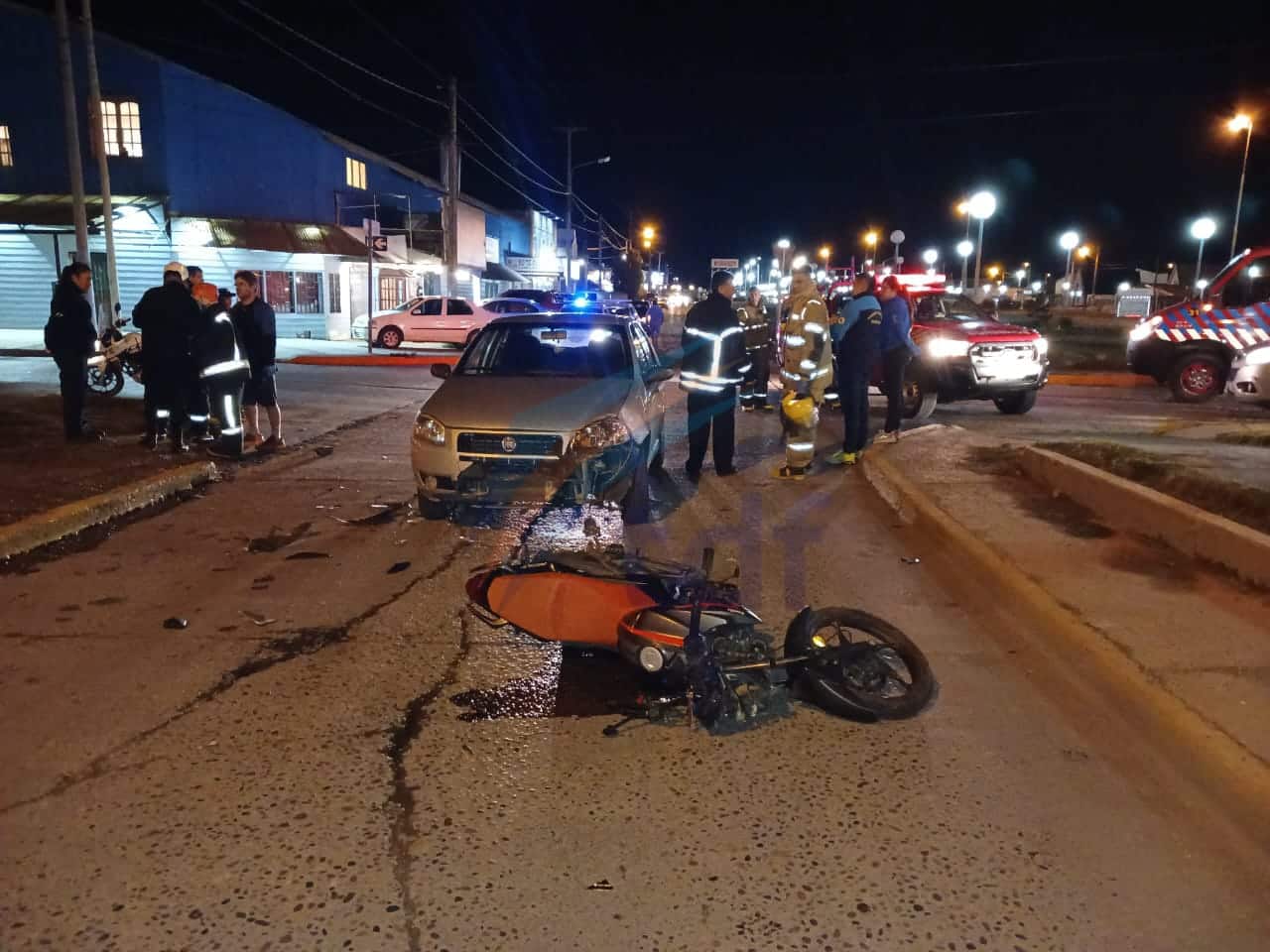 Motociclista herido luego de ser embestido por un conductor con alcoholemia positiva