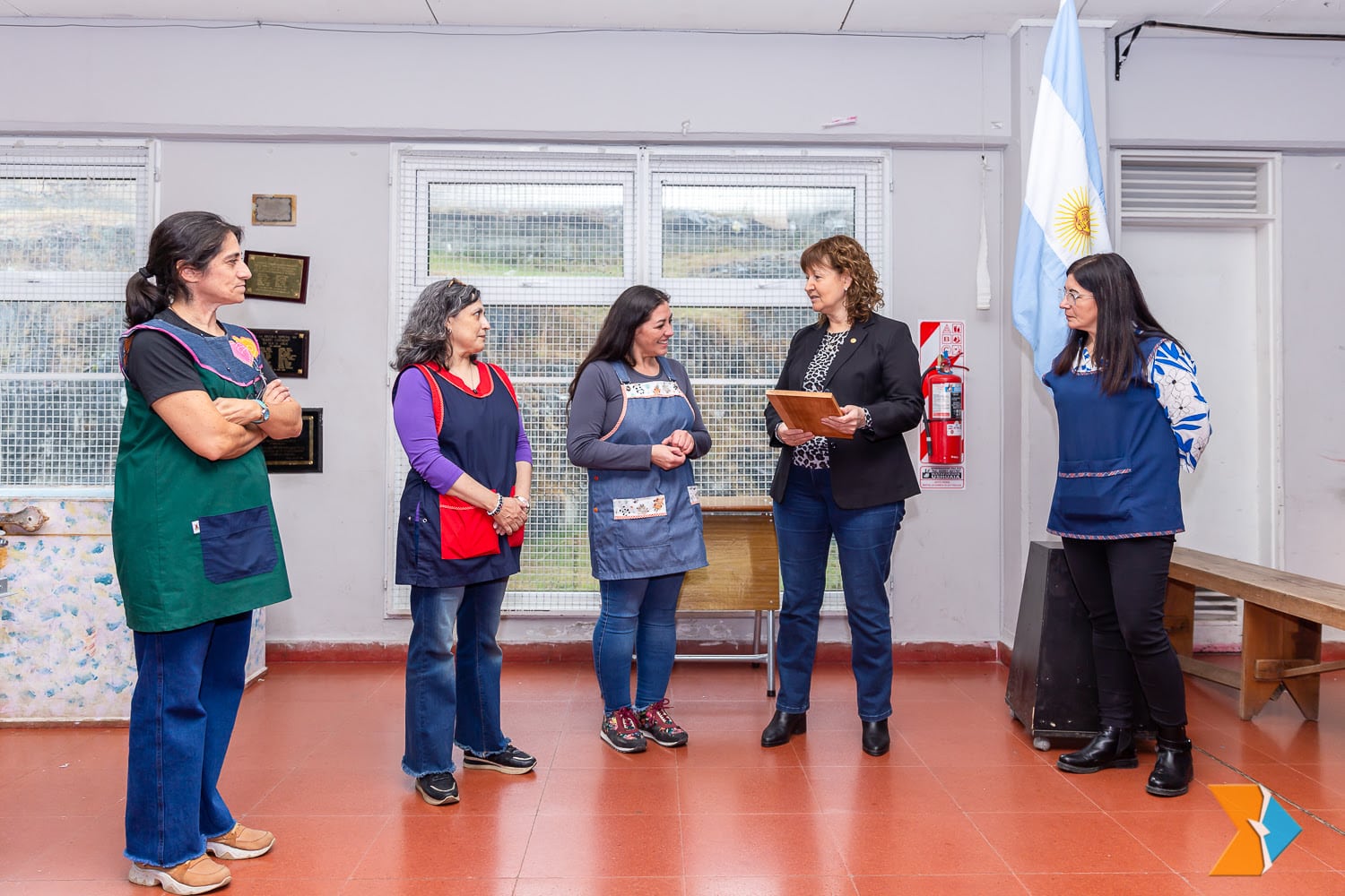 La Vicegobernadora visitó la Escuela Especial N° 1 Kayú Chénèn