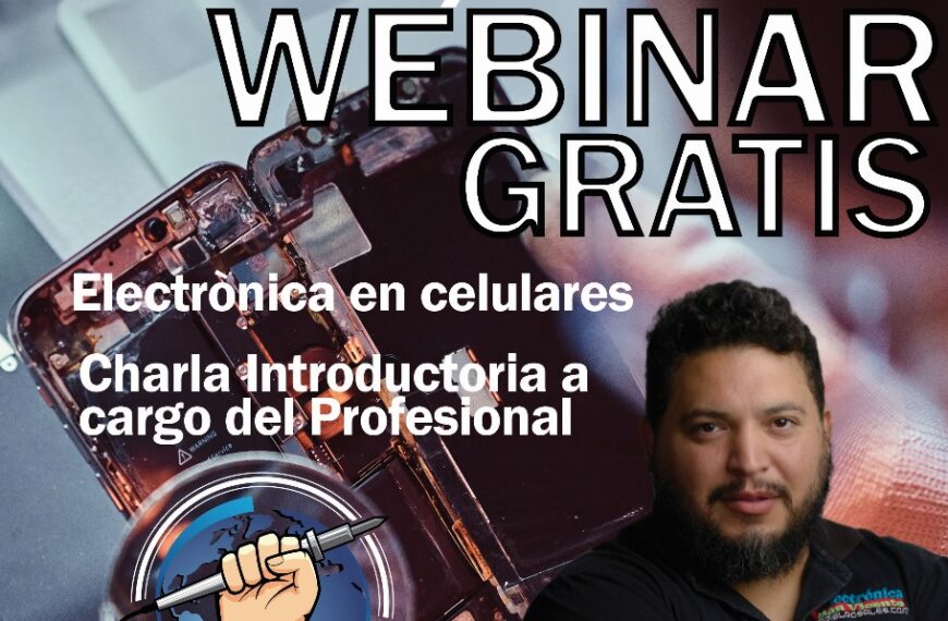 La Municipalidad de Ushuaia invita al Webinar gratuito sobre el curso “Electrónica en celuares”