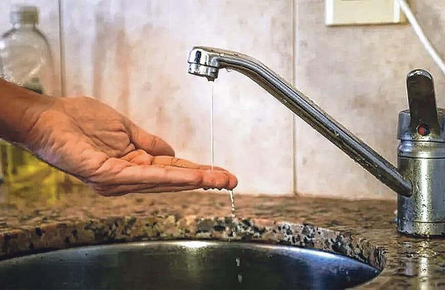 Habrá corte de agua por reparación de urgencia en Chacra II