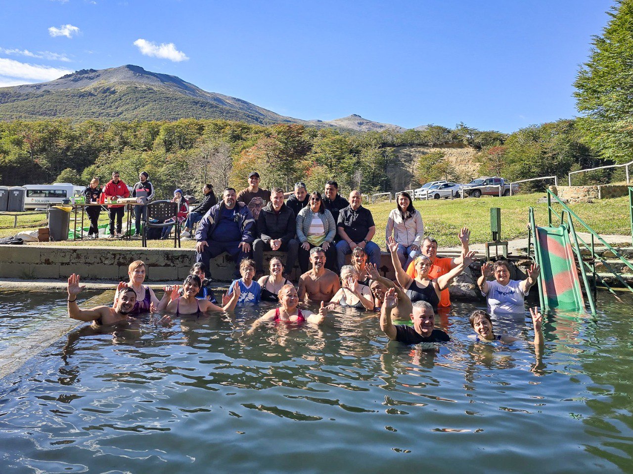 Pacientes del Mamá Margarita visitaron las Termas de Tolhuin