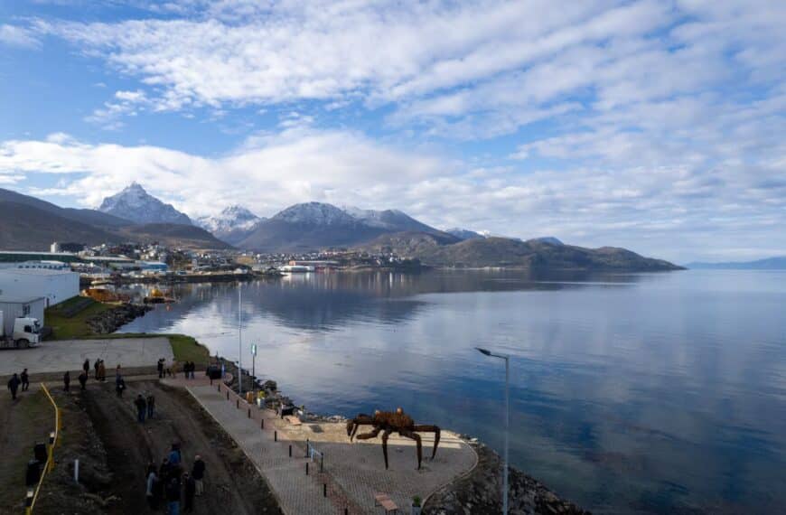 Inauguraron en Ushuaia el Paseo de la Centolla