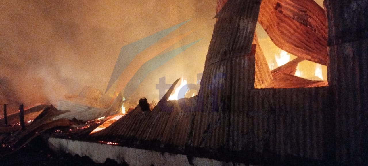 Se incendió un quincho esta madrugada en estancia Los Flamencos