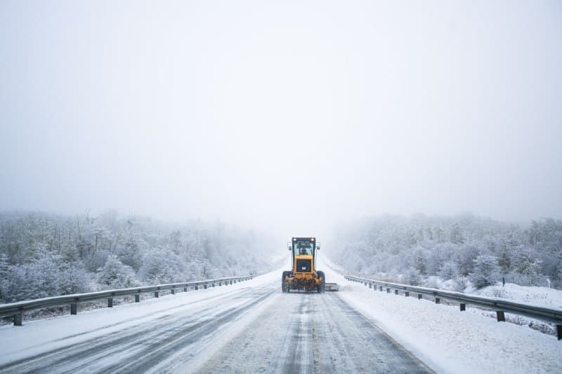 Solicitan circular con precaución en la zona alta de la Ruta N° 3 por acumulación de nieve