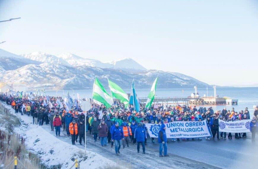 Vuoto: «Los fueguinos estamos en pie de lucha»