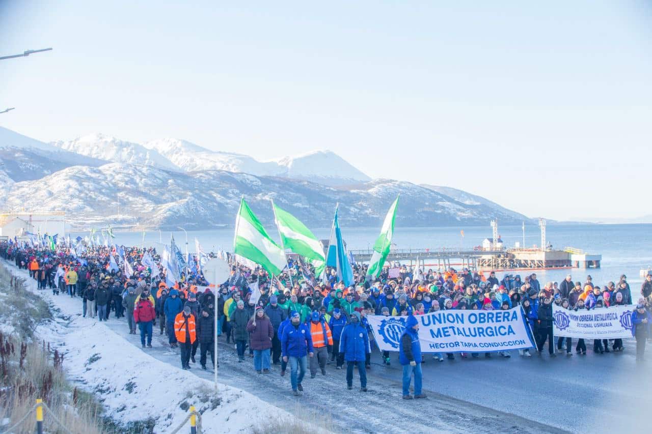 Vuoto: «Los fueguinos estamos en pie de lucha»