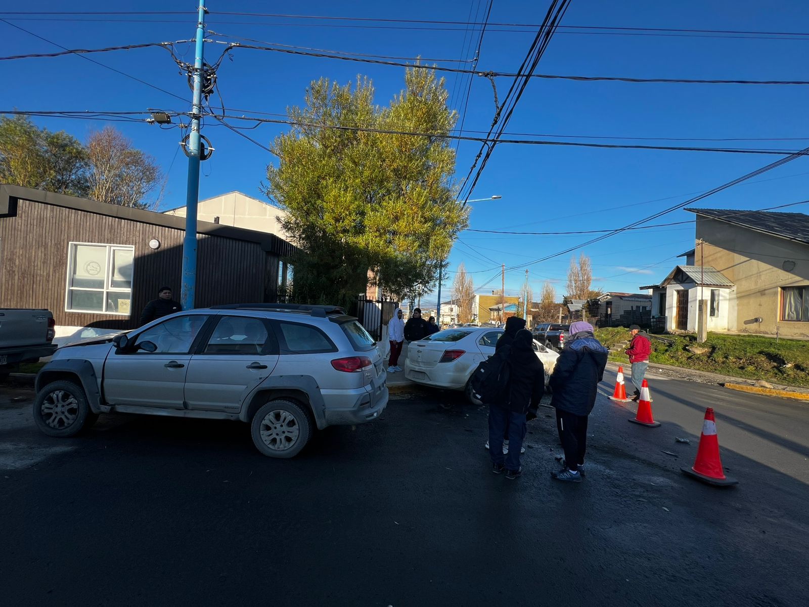 Choque simple en Ushuaia: no se registraron heridos