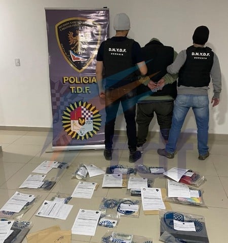 Un hombre de nacionalidad dominicana fue detenido por tráfico de cocaína en Ushuaia
