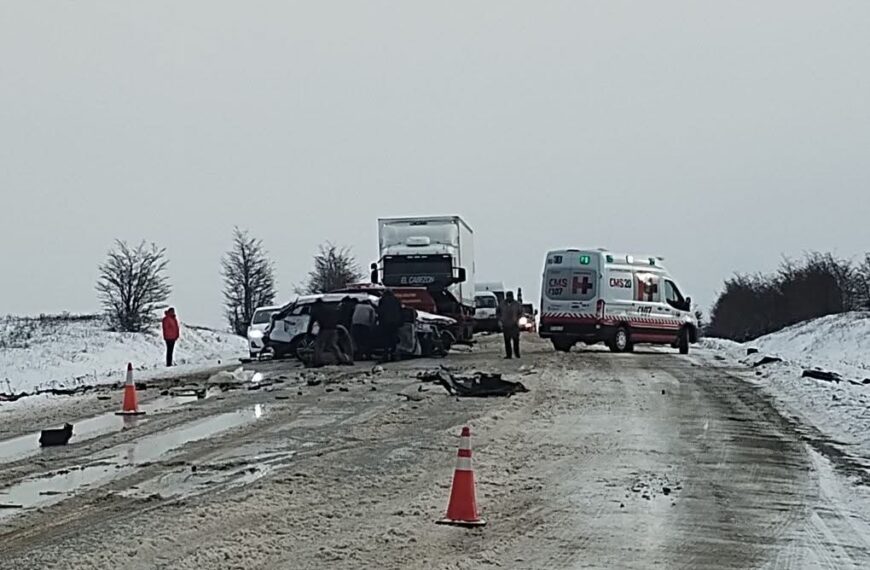 Activan cordón sanitario ante grave incidente vial en la zona de Río Tuerto
