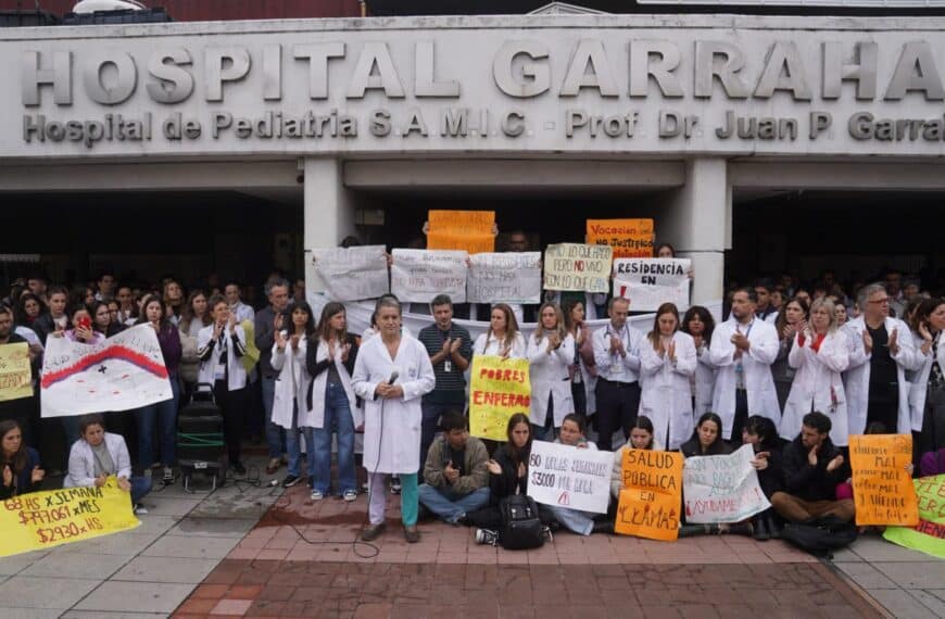 Tras el fracaso de la reunión con el Gobierno, los trabajadores del Hospital Garrahan anunciaron un nuevo paro