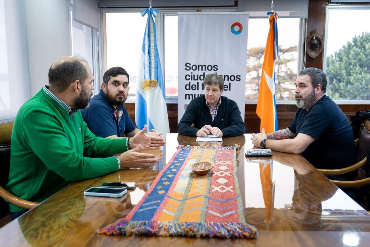 Cierre de Vialidad Nacional: Melella se reunió con representantes del sindicato