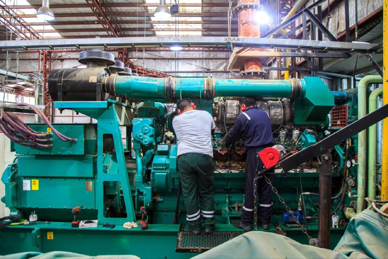 Terminaron los trabajos sobre el generador Cummins 1 en Tolhuin