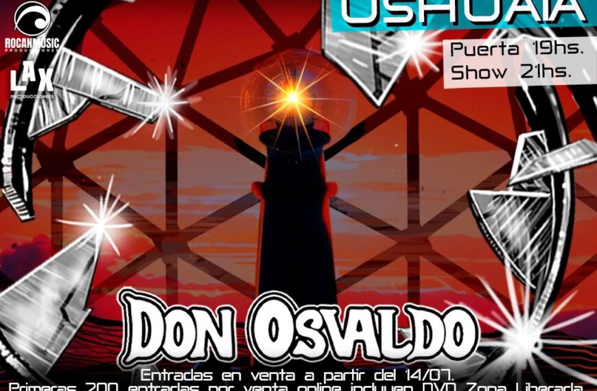 A un mes del show de Don Osvaldo en Ushuaia ya se vendieron más del 70% de las entradas