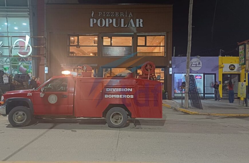 Emergencia en una pizzería recién inaugurada