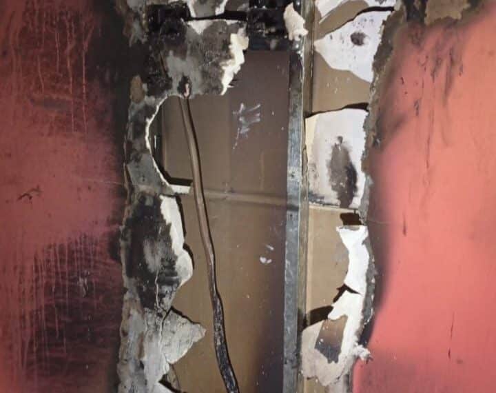 Principio de incendio en una vivienda de Ushuaia a causa de un desperfecto eléctrico