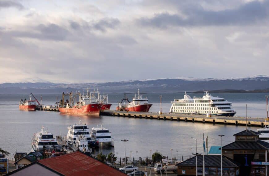 Comenzó una nueva temporada de cruceros en Tierra del Fuego