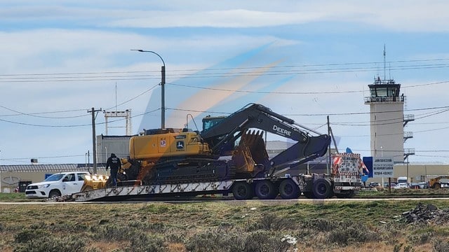 Inician trabajos preparatorios para el plan de obras que cerrará el aeropuerto de Río Grande por cuatro meses