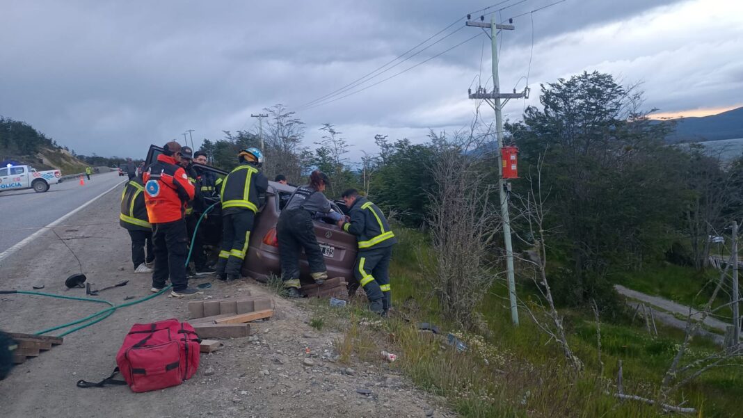 Accidente Tolhuin ruta Km2958