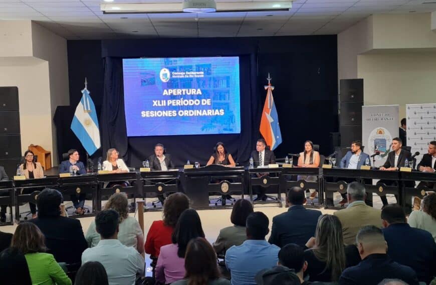 El 19 de febrero será la apertura del XLIII Período de Sesiones Ordinarias del Concejo Deliberante