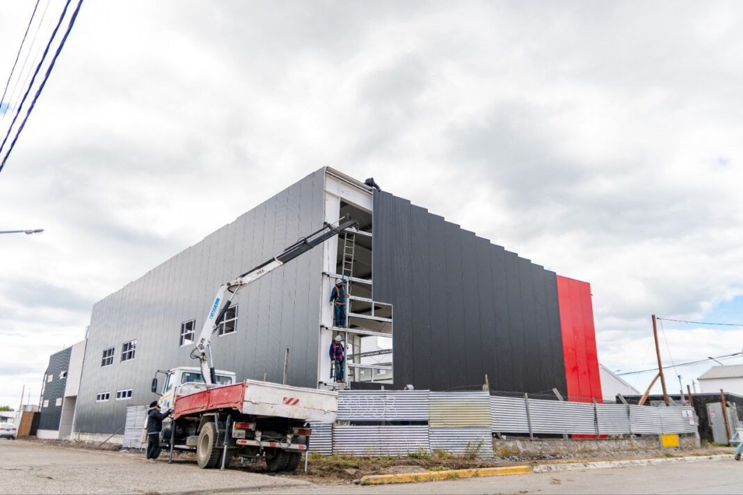 Obra gimnasio colegio Soberanía Nacional