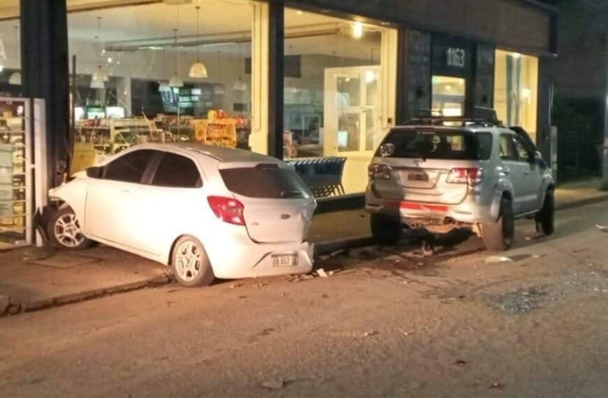 Choque múltiple en Ushuaia: un vehículo se dio a la fuga