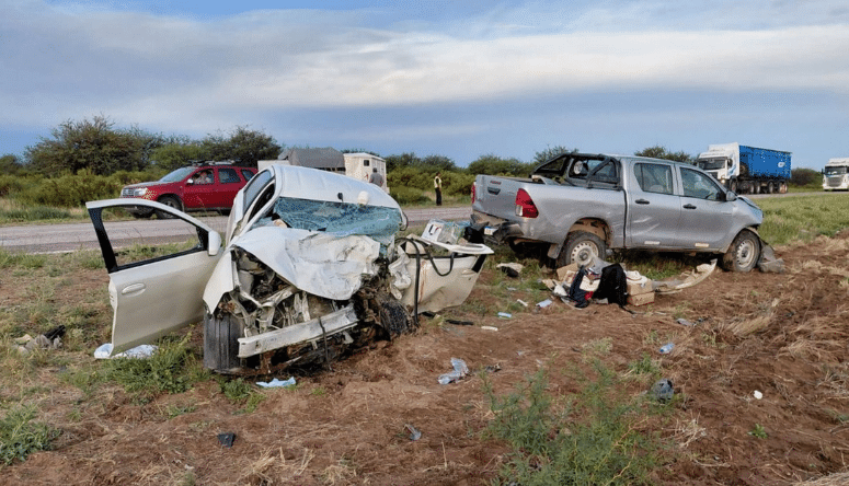 Pareja mayor de la ciudad de Ushuaia muere en choque frontal