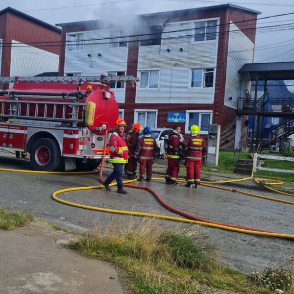 Incendio en un departamento en Ushuaia